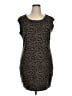 Nine West Animal Print Brown Casual Dress Size XL - photo 1