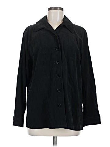 Karen Scott Sport Long Sleeve Button-Down Shirt (view 1)