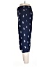 Calligraphie Print Blue Casual Pants Size 12 - photo 5