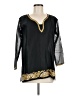 Novica Black 3/4 Sleeve Blouse Size M - photo 1