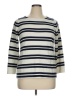 J.Crew Factory Store 100% Cotton Stripes Ivory Pullover Sweater Size XL - photo 1
