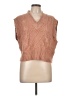 Sincerely Jules Tan Sweater Vest Size L - photo 1
