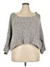 Free People Tweed Gray Pullover Sweater Size L - photo 1