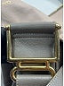 Chloé Gray Leather Kuroa Shoulder Bag One size - photo 10