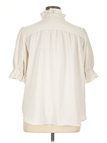 Ann Taylor 3/4 Sleeve Button-Down Shirt (view 2)