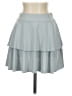 Unbranded 100% Polyester Solid Gray Teal Casual Skirt Size S - photo 1