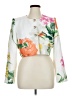 Karl Lagerfeld Paris Floral White Jacket Size 14 - photo 1