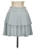 Unbranded 100% Polyester Solid Gray Teal Casual Skirt Size S - photo 2