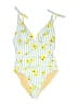 Old Navy Print Yellow One Piece Swimsuit Size XL - photo 1