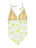 Old Navy Print Yellow One Piece Swimsuit Size XL - photo 2