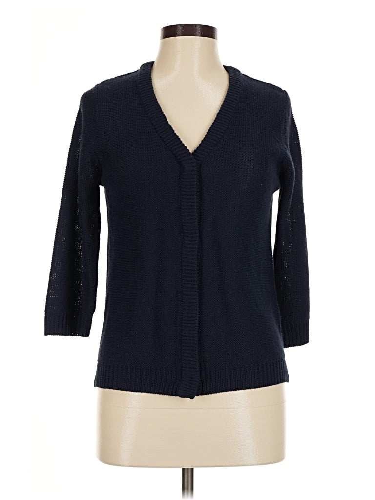 Pre-owned Zara Cardigan Sweater In Blue
