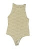 Gaze 100% Spandex Tan Bodysuit Size L - photo 1