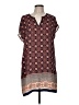 Daniel Rainn 100% Polyester Paisley Brown Casual Dress Size M - photo 1