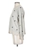 Madewell Bow Print Solid Gray Silver Pullover Sweater Size S - photo 5