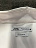 Zara Solid Ivory Long Sleeve Button-Down Shirt Size L - photo 7