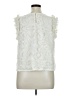 Express 100% Polyester Ivory Sleeveless Blouse Size XL - photo 2