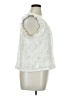 Express 100% Polyester Ivory Sleeveless Blouse Size XL - photo 4