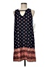 Nine Britton Print Blue Casual Dress Size M - photo 1