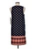 Nine Britton Print Blue Casual Dress Size M - photo 2