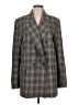 Free People Plaid Gray Coat Size L - photo 1