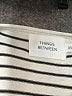 Things Between 100% Viscose Stripes Ivory Short Sleeve Turtleneck Size M - photo 7