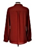 Chico's 100% Polyester Burgundy Long Sleeve Blouse Size Lg (2) - photo 2
