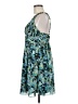 BCBGeneration 100% Polyester Tropical Blue Cocktail Dress Size 8 - photo 5