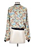 Unbranded Floral Blue Jacket Size XS (estimated) - photo 2