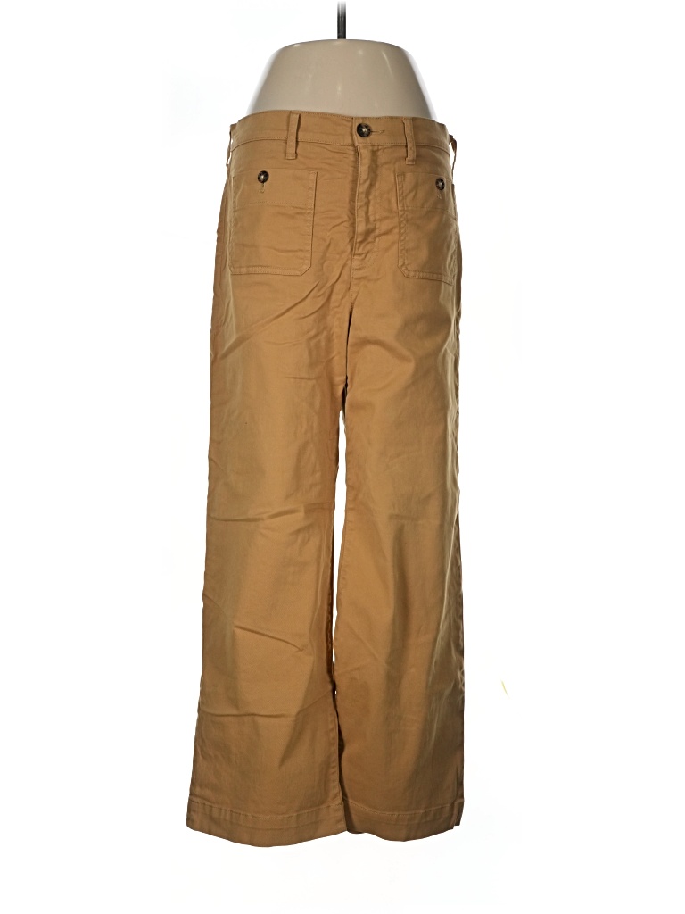 Pre-owned Jcrew Khaki Pant In Tan