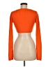 Collusion 100% Acrylic Orange Cardigan Size 6 - photo 2