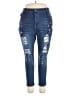 Unbranded Hearts Blue Jeans Size 3X - photo 1