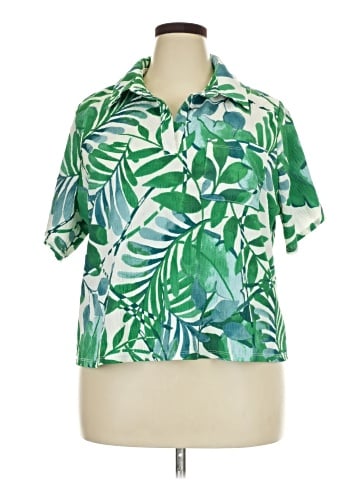 Kathy Ireland Short Sleeve Blouse (view 1)