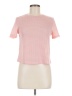 Shein 100% Polyester Pink Short Sleeve Top Size 6 - photo 1
