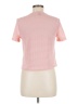 Shein 100% Polyester Pink Short Sleeve Top Size 6 - photo 2