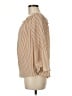 Lumiere 100% Polyester Tan 3/4 Sleeve Blouse Size M - photo 5