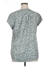 Monday Fun 100% Polyester Animal Print Gray Short Sleeve Blouse Size XL - photo 2