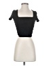 Zara Black Short Sleeve Top Size S - photo 1