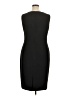 Kasper Solid Black Cocktail Dress Size 14 - photo 2