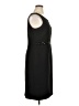 Kasper Solid Black Cocktail Dress Size 14 - photo 4