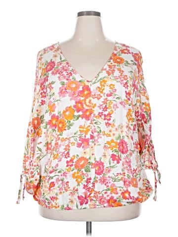 Lane Bryant 3/4 Sleeve Blouse (view 1)