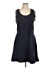 Athleta Solid Black Casual Dress Size L - photo 1