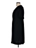 AGB 100% Polyester Solid Black Casual Dress Size 8 - photo 5