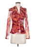 DR2 Burgundy Long Sleeve Blouse Size S - photo 1