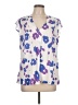CAbi 100% Rayon Purple Sleeveless Blouse Size L - photo 1