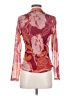 DR2 Burgundy Long Sleeve Blouse Size S - photo 2
