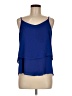 Annabelle 100% Polyester Blue Sleeveless Blouse Size M - photo 1