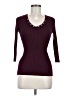 Hooked Up by IOT Burgundy Pullover Sweater Size M - photo 1