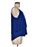 Annabelle 100% Polyester Blue Sleeveless Blouse Size M - photo 4