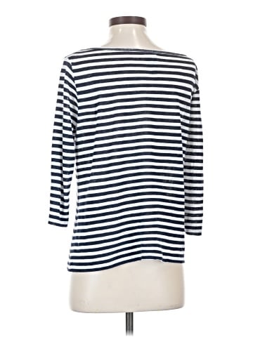 Blue Saks Fifth Avenue 3/4 Sleeve Top (view 2)