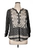 Style&Co Black 3/4 Sleeve Blouse Size 0X - photo 1